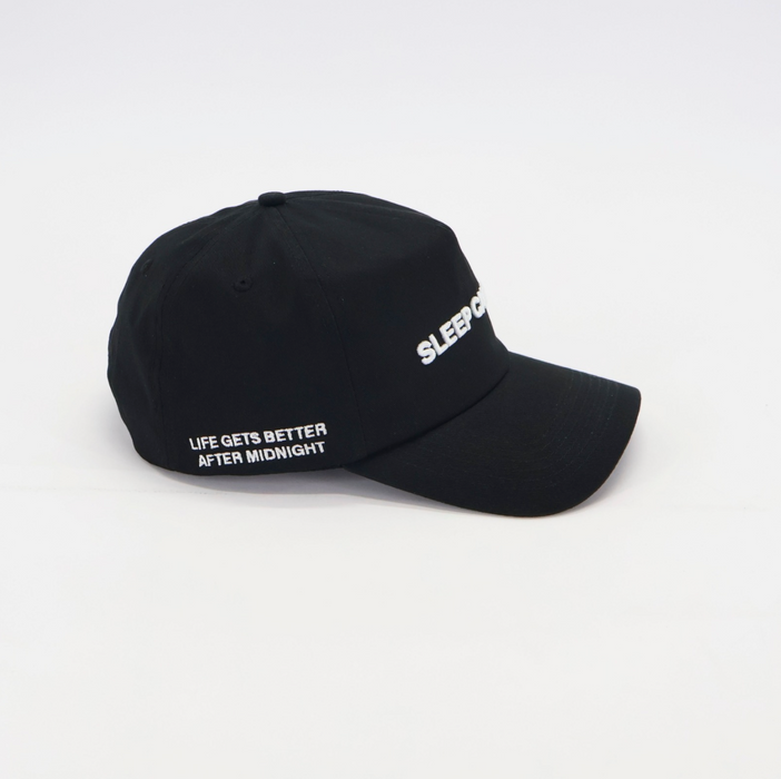 SLEEP CAN WAIT BLACK CAP