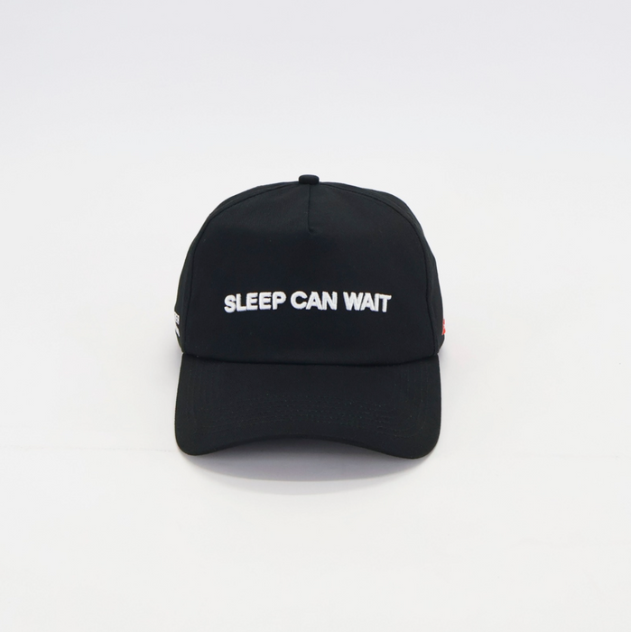 SLEEP CAN WAIT BLACK CAP
