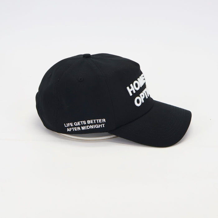 HOME WAS OPTIONAL BLACK CAP